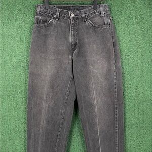 Vintage 90’s Levi's 550 Orange Tab Faded Black Denim Jeans Men’s Size 30”x 32”